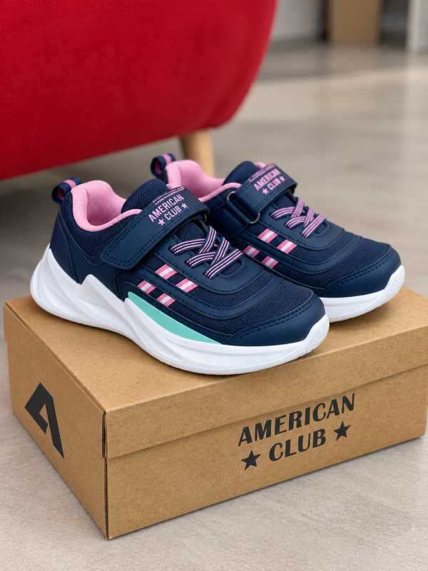 ДИТЯЧІ КРОСІВКИ AMERICAN CLUB ДЛЯ ДІВЧИНКИ